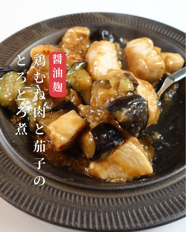 鶏むね肉と茄子のとろとろ煮