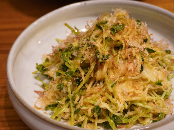 豆苗と大根の明太サラダ