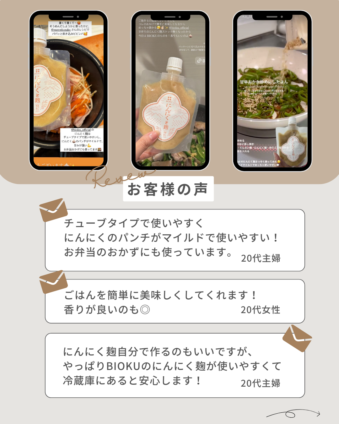 にんにくと麹　