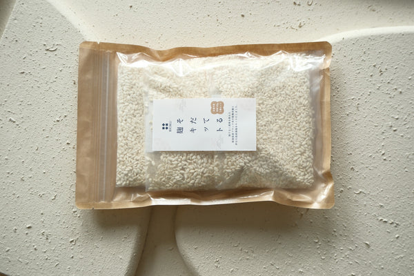 育てる麹キットのセット内容 乾燥米麹100g×3個