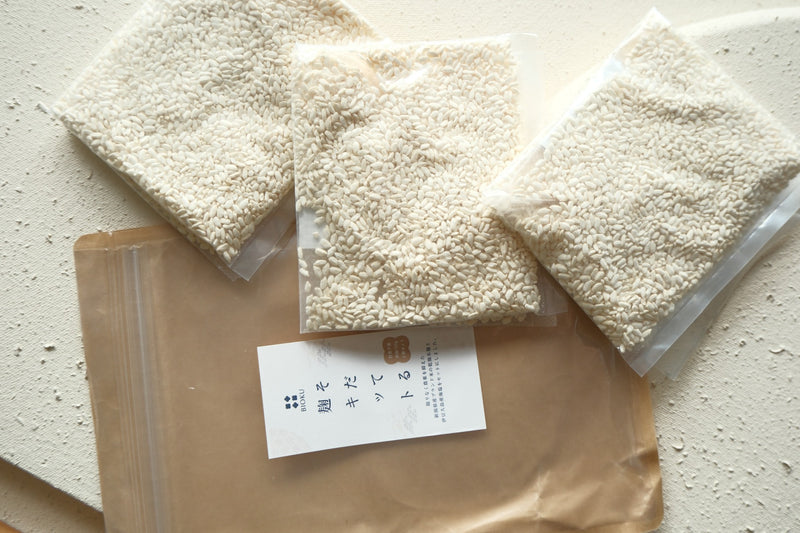 BIOKU 育てる麹キット 乾燥米麹100g×3個とレシピ入り